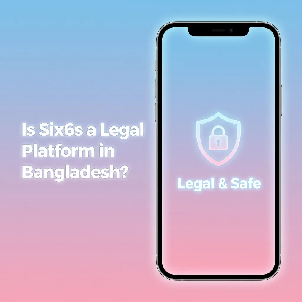 Six6s online betting platform interface showing Curaçao gaming license and security features in Bangladesh
