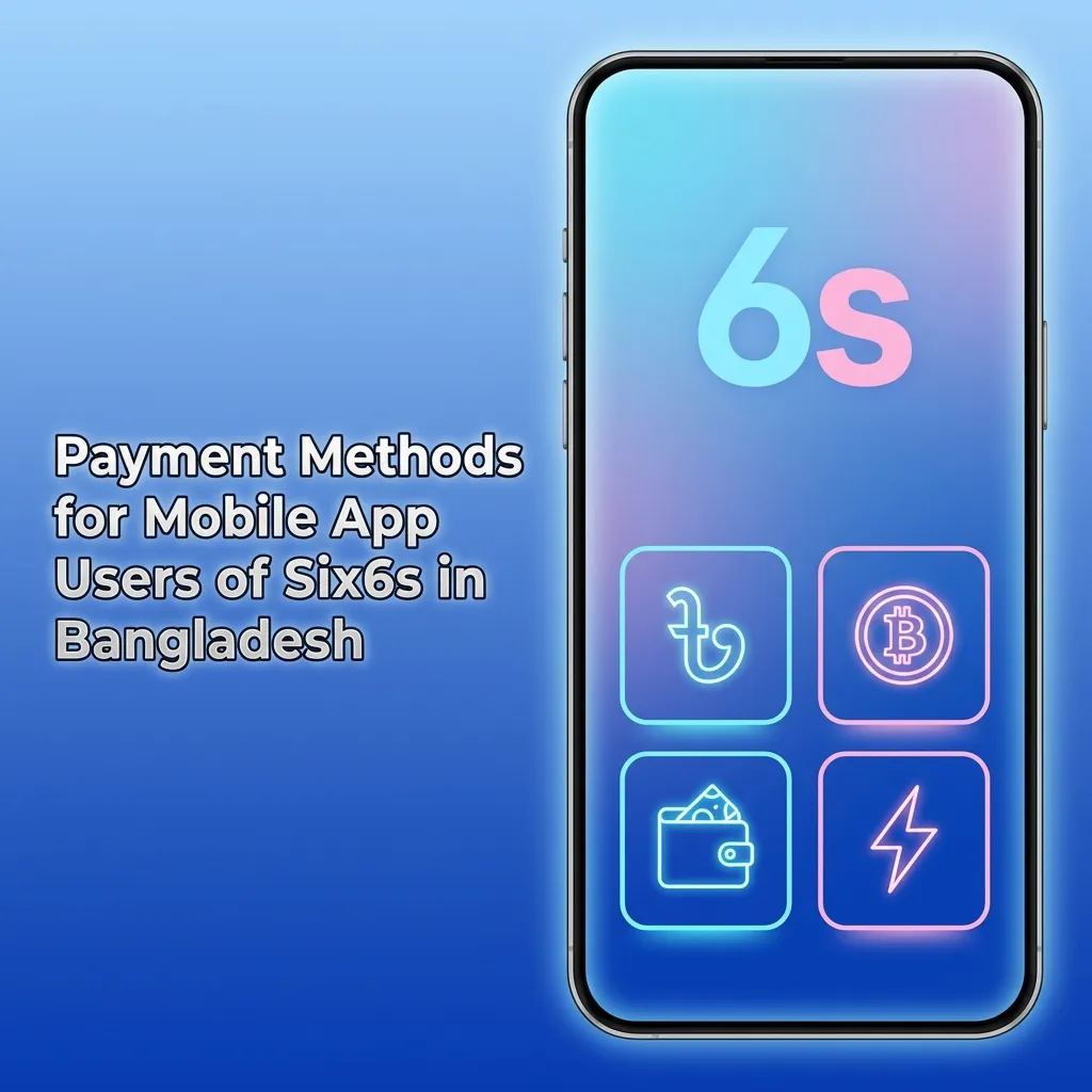 Mobile banking payment options for Six6s app users in Bangladesh including Bkash, Rocket, Nagad, and Upay services.