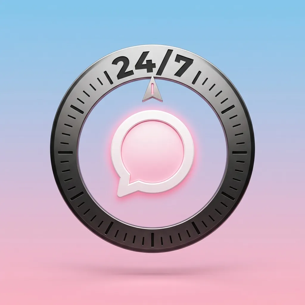 Customer service representative providing real-time assistance through live chat on computer screen