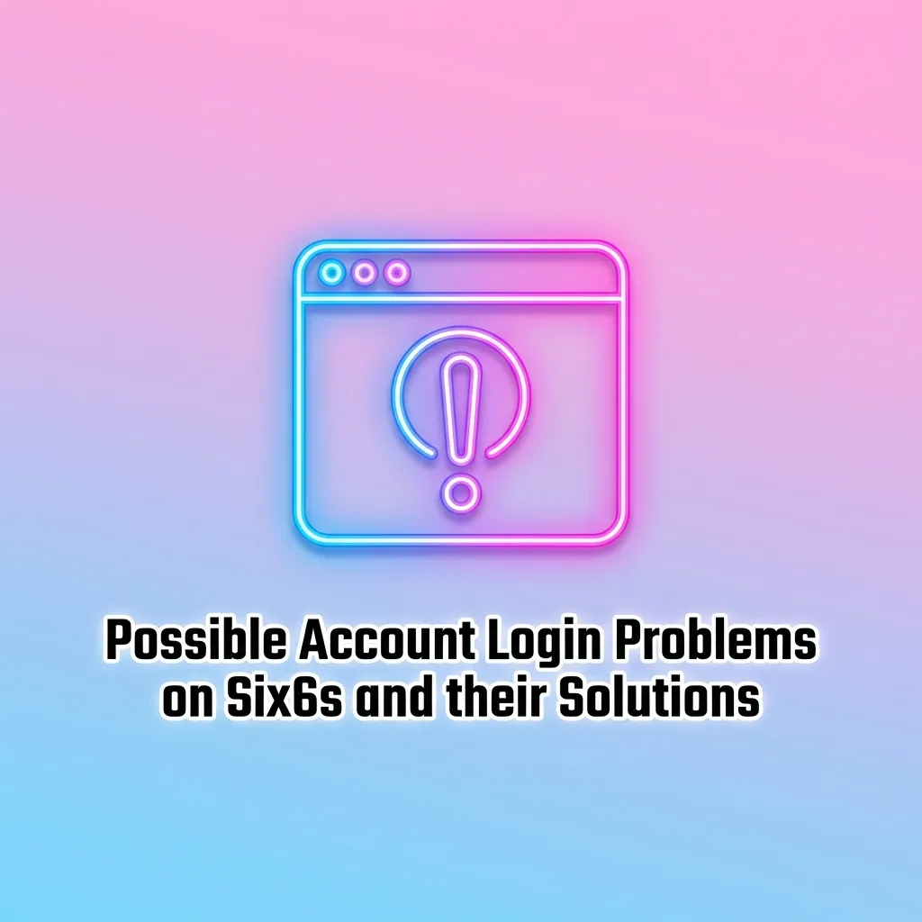 Table showing common Six6s login problems like incorrect passwords and network errors with step-by-step solutions.