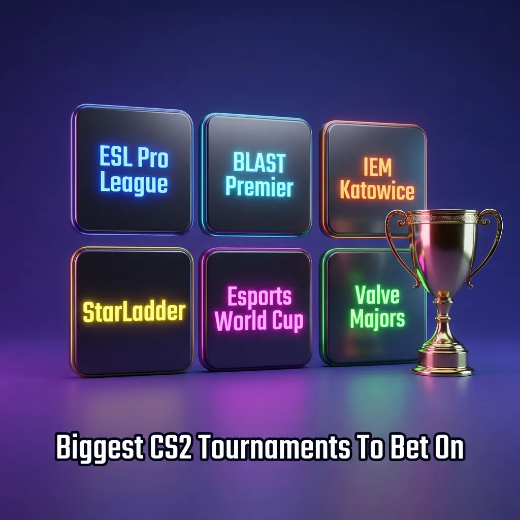 Professional CS2 esports tournament with teams competing on stage in front of large crowd and screens displaying gameplay