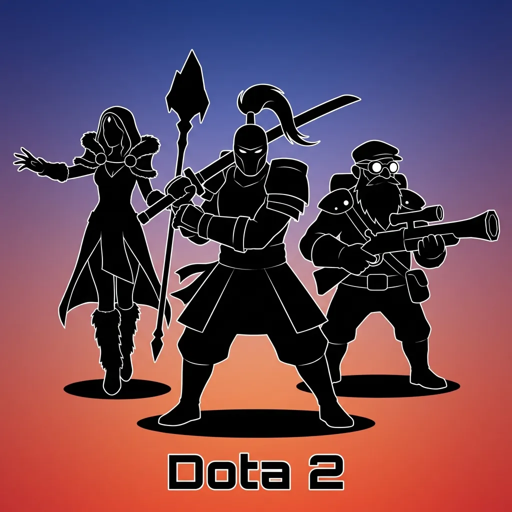 Professional Dota 2 team battle during major esports tournament with players competing in strategic 5v5 match